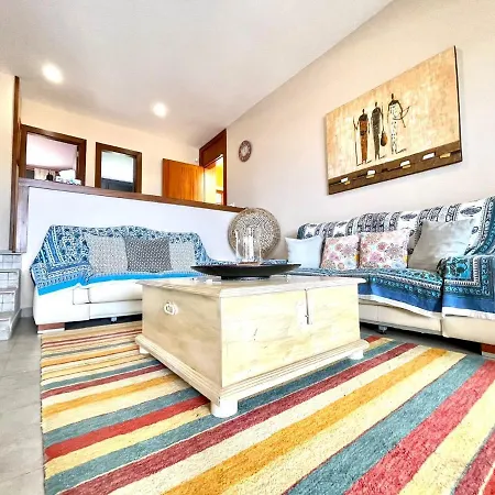 Wonderful With Private Pool, Wifi, Gym And Barbecue In South Tenerife Villa