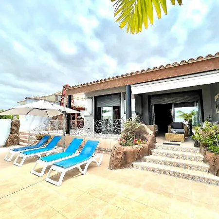 Wonderful With Private Pool, Wifi, Gym And Barbecue In South Tenerife *