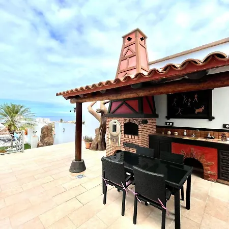 Wonderful With Private Pool, Wifi, Gym And Barbecue In South Tenerife *