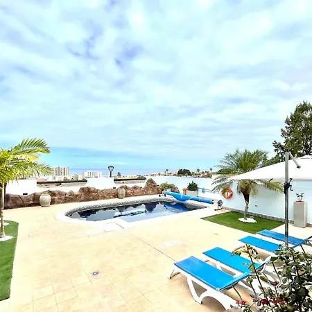 Wonderful With Private Pool, Wifi, Gym And Barbecue In South Tenerife Villa