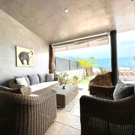 Wonderful With Private Pool, Wifi, Gym And Barbecue In South Tenerife Villa