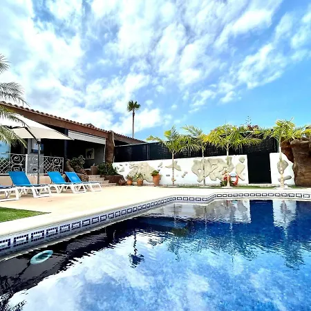 Wonderful With Private Pool, Wifi, Gym And Barbecue In South Tenerife Costa Adeje