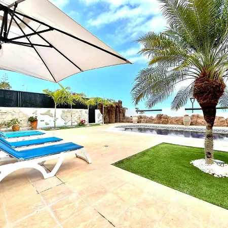 Wonderful With Private Pool, Wifi, Gym And Barbecue In South Tenerife Villa Costa Adeje